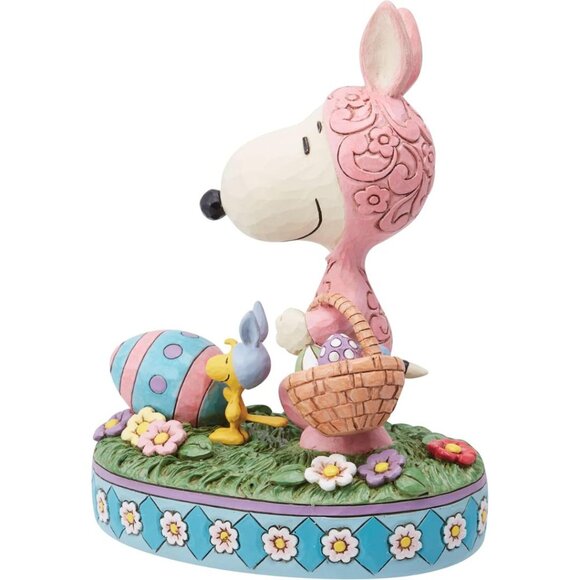 Enesco Peanuts by Jim Shore Snoopy and Woodstock Easter Bunnies Figurine, NIB - Picture 5 of 8